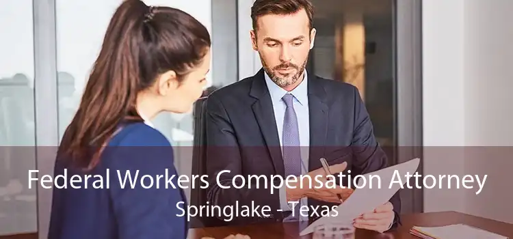 Federal Workers Compensation Attorney Springlake - Texas