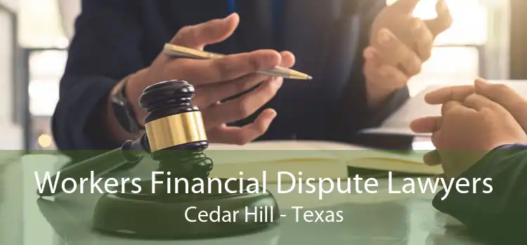 Workers Financial Dispute Lawyers Cedar Hill - Texas