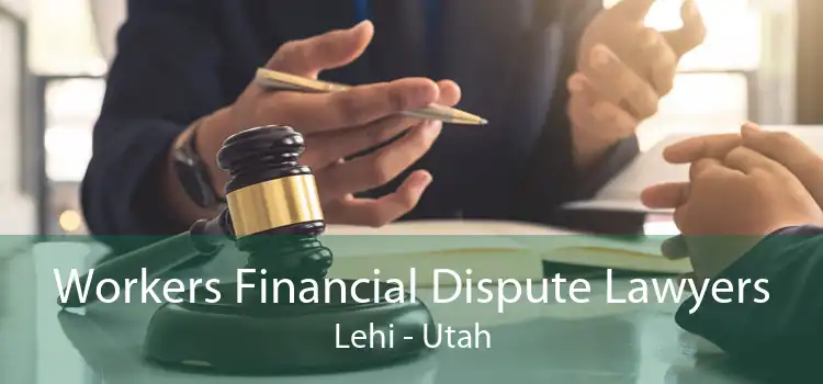 Workers Financial Dispute Lawyers Lehi - Utah