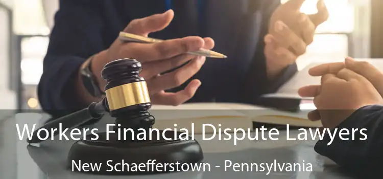 Workers Financial Dispute Lawyers New Schaefferstown - Pennsylvania