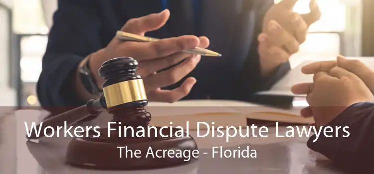 Workers Financial Dispute Lawyers The Acreage - Florida