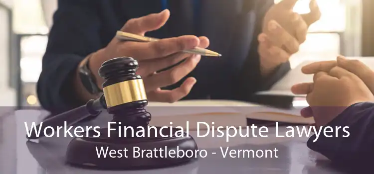 Workers Financial Dispute Lawyers West Brattleboro - Vermont